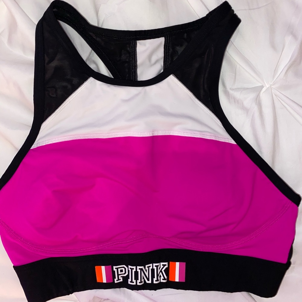 Pink bra